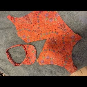 Emilio pucci bathing suit & hat